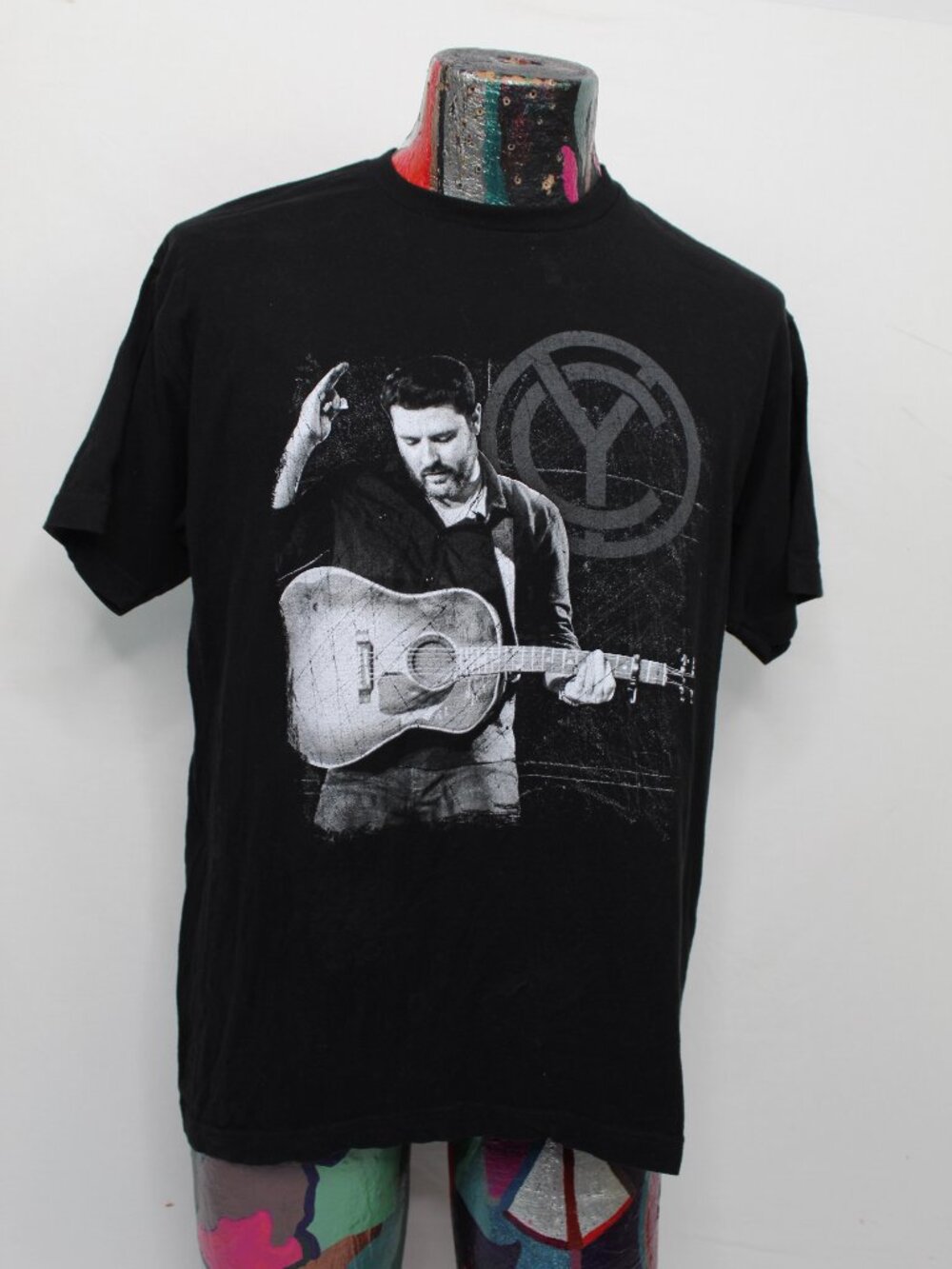 Chris Young Losing Sleep World Tour 2018 Concert Black T-Shirt Mens Size Large
